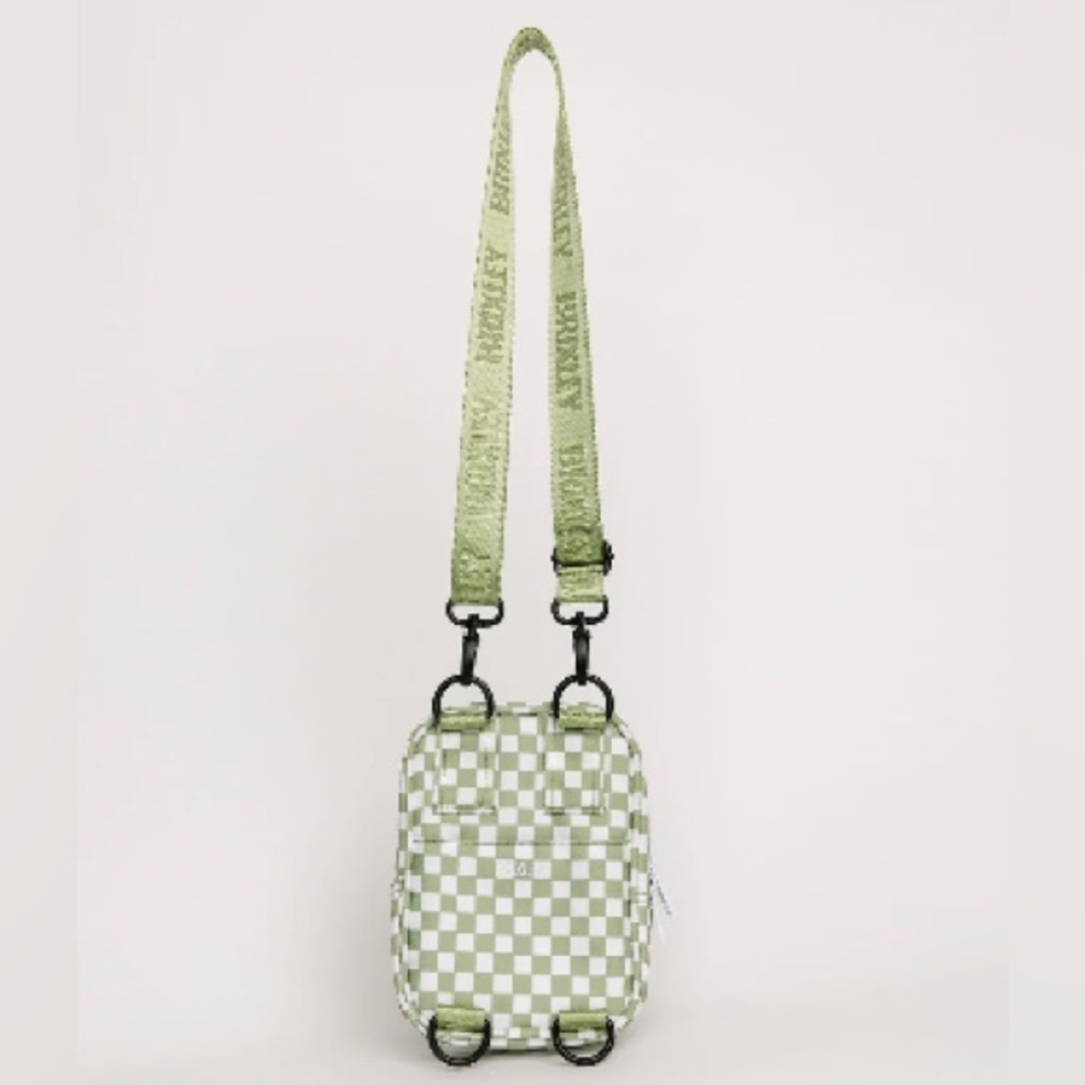 Brixley Green Checkered Crossbody Sling - Picture 4 of 11
